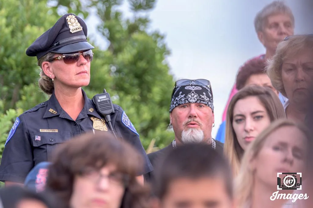 People from all over attended the candlelight vigil.