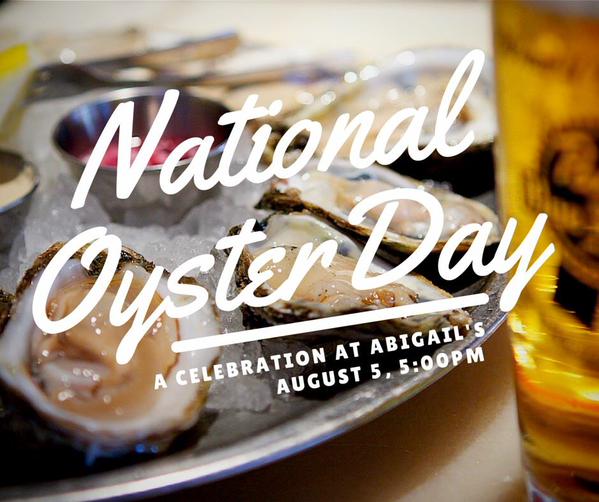 Abigail's in (291 Third St, Cambridge) has $oysters