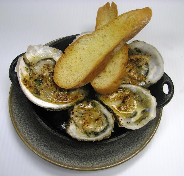 Legal Crossing (558 Washington Street, Boston)Grilled Oysters ($13) -&nbsp; garlic butter, parmesan